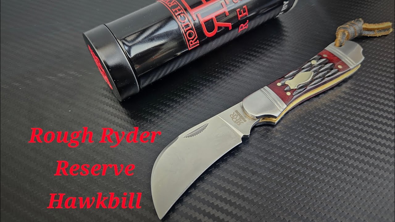 Складной карманный нож Rough Ryder Reserve Hawkbill