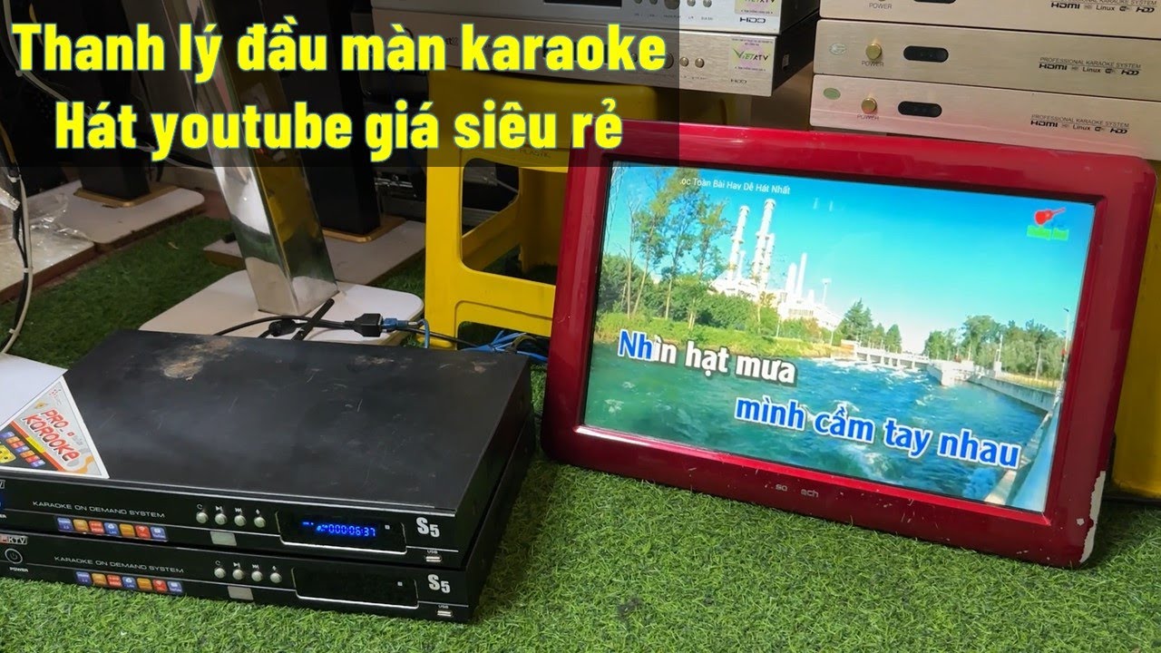 Thanh l&yacute; bộ đầu m&agrave;n sapktv s5 h&aacute;t online gi&aacute; 4tr bao ship
