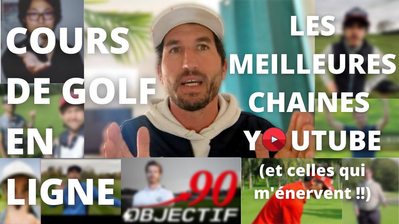COURS EN LIGNE / Les MEILLEURES cha&icirc;nes YouTube pour APPRENDRE LE GOLF !