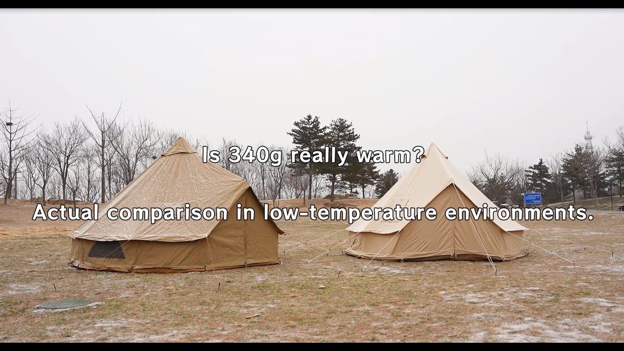 340g vs 210g Cotton FACE-OFF: Which Tent WINS in Freezing Temps? ❄️