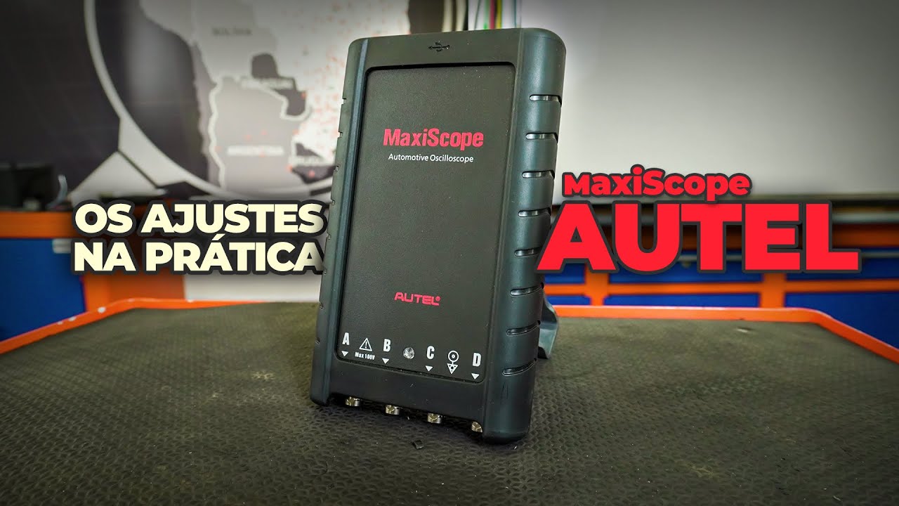 AUTEL na PRÁTICA - Como fazer Ajustes e Configuração desse Osciloscópio