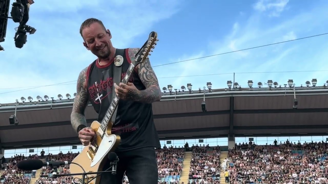 VOLBEAT live in Gothenburg Snake Pit view at Metallica M72 World Tour, Sweden, 2023.6.16 | 4K