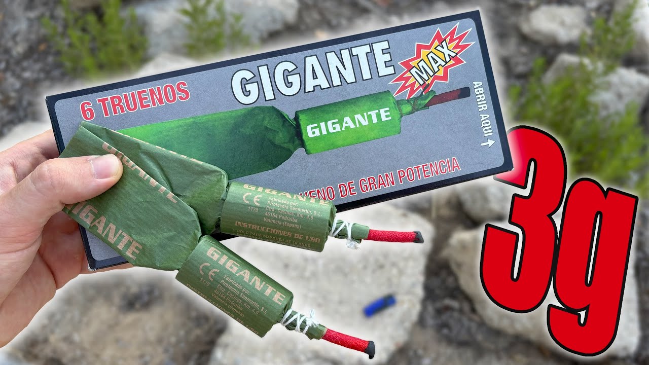 3 GRAMOS!!! El PETARDO más POTENTE de España