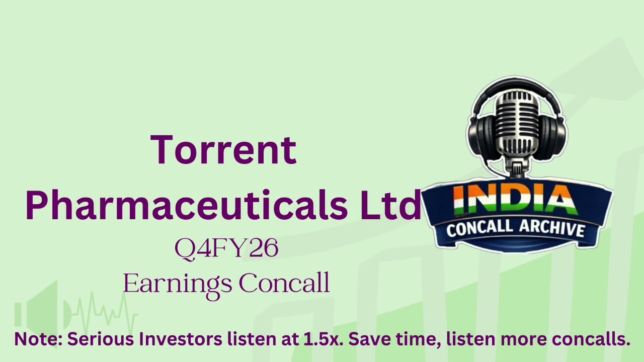 Torrent Pharmaceuticals Ltd | Q4FY26 Earnings Concall