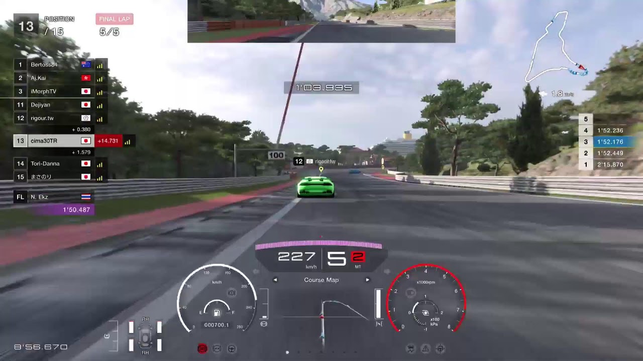 GT7 daily race B    参戦