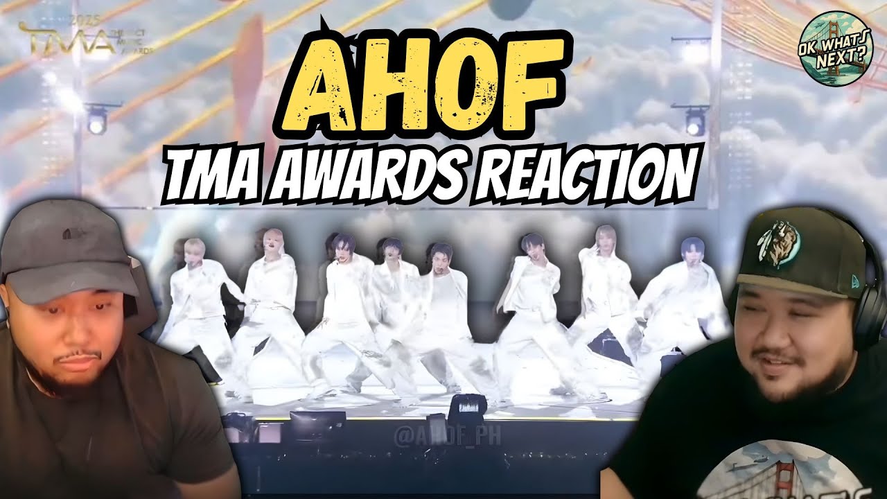 AHOF (아홉) На церемонии вручения премии THE FACT MUSIC AWARDS 2025 (РЕАКЦИЯ)