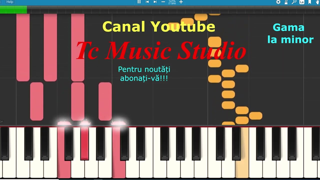 Doamne la dușmanii mei - Tutorial Orgă & Pian