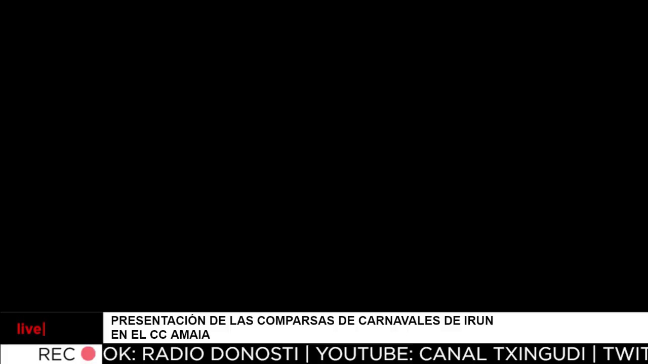 PRESENTACIÓN DE LAS COMPARSAS DE CARNAVALES DE IRUN 2018