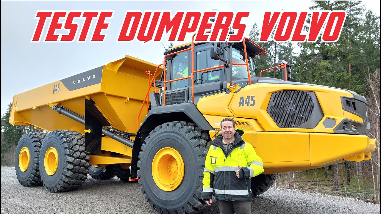 Dumper Volvo 2025 teste - conduzimos a nova gama