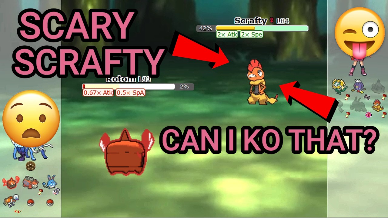 The Scary Scrafty! (Pokemon Showdown Random Battles Blitz) (High Ladder)
