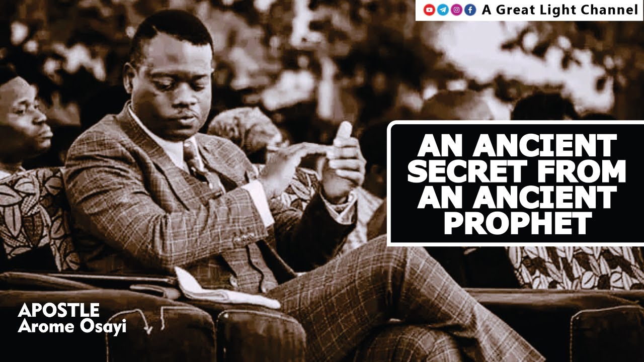 An Ancient Prophet told me to be praying when it is most inconvenient, this happened: Ap Arome Osayi
