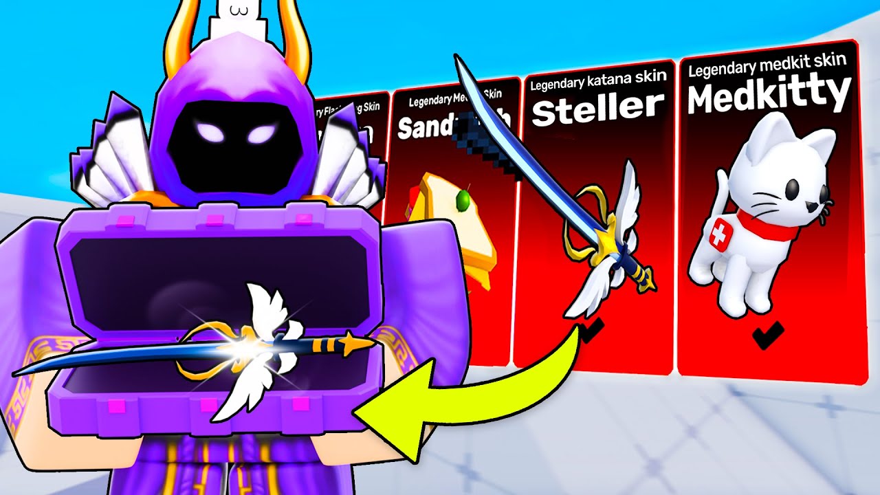 SKIN CASE 3 выбирает мою экипировку в Roblox Rivals!