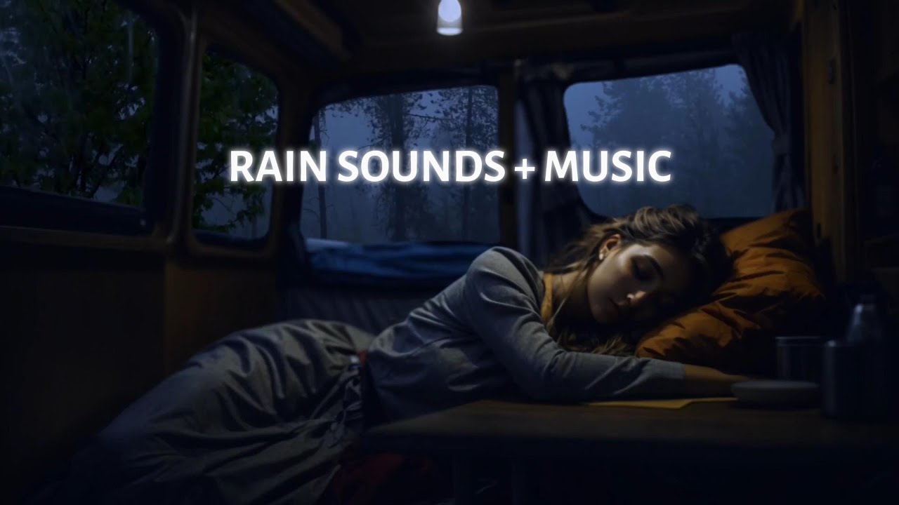 2 Hours of Rain Sounds for Sleep | Thunderstorm Ambience, Relaxing Music for Deep Sleep & Study