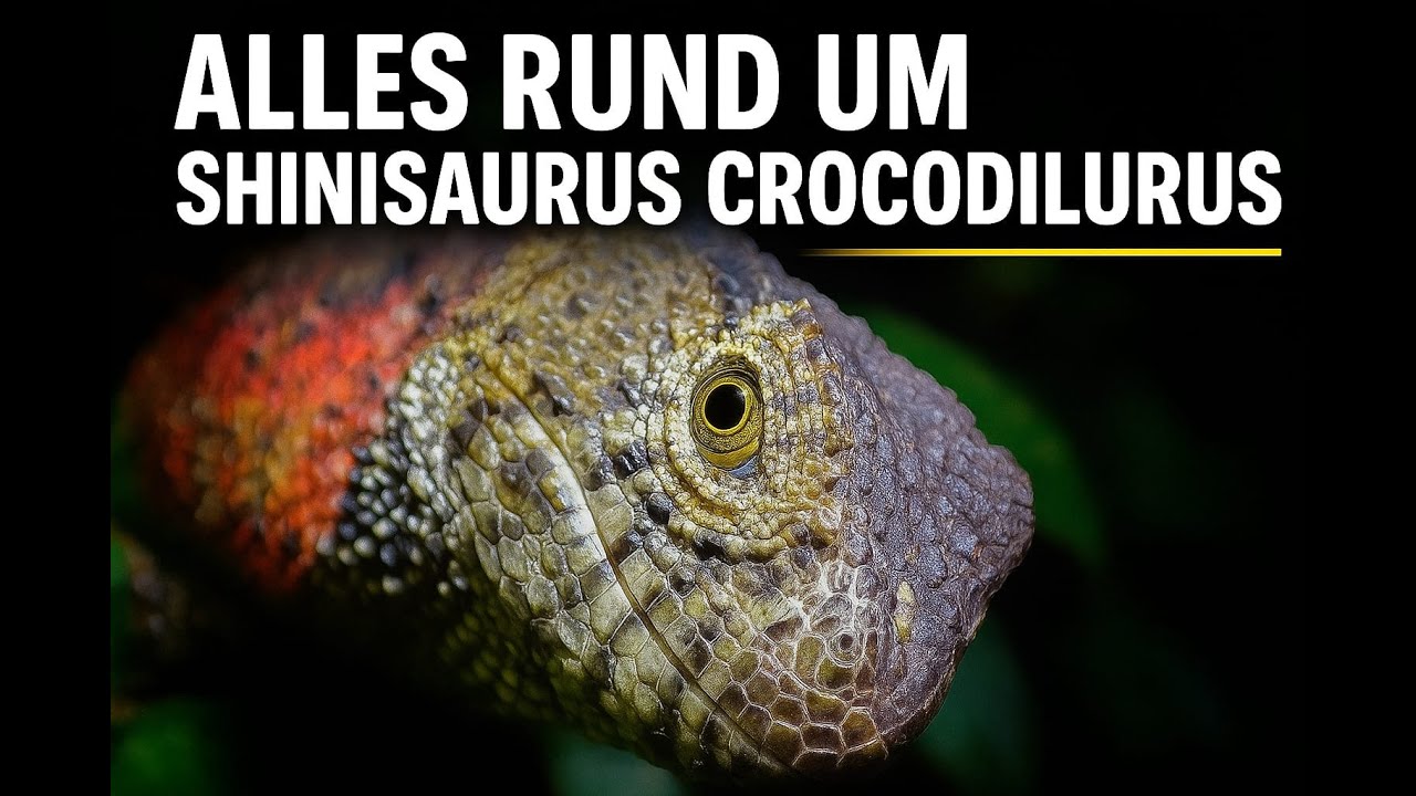Shinisaurus crocodilurus - Krokodilschwanzhöckerechse