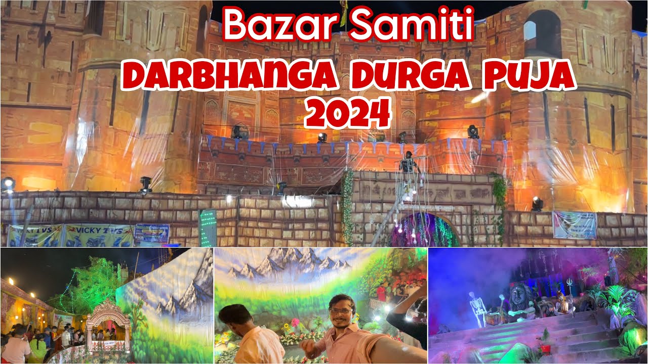bazar samiti darbhanga durga puja 2024
