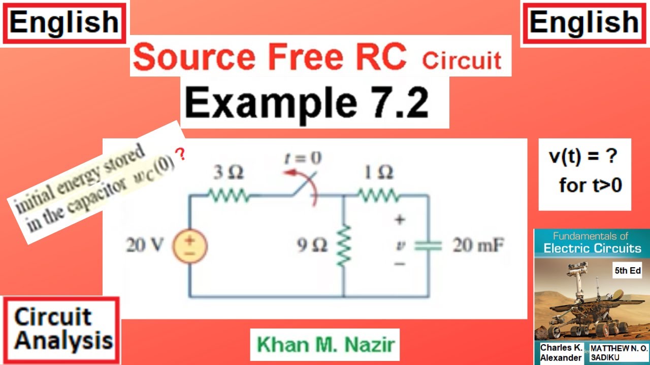 (E)LCA(A) Ex 7.2 || Source Free RC Circuit