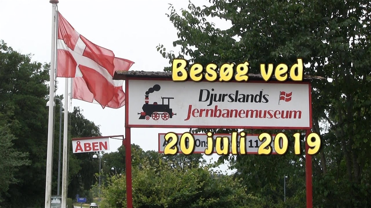 Besøg ved Djursland Jernbanemuseum 20/7 - 19