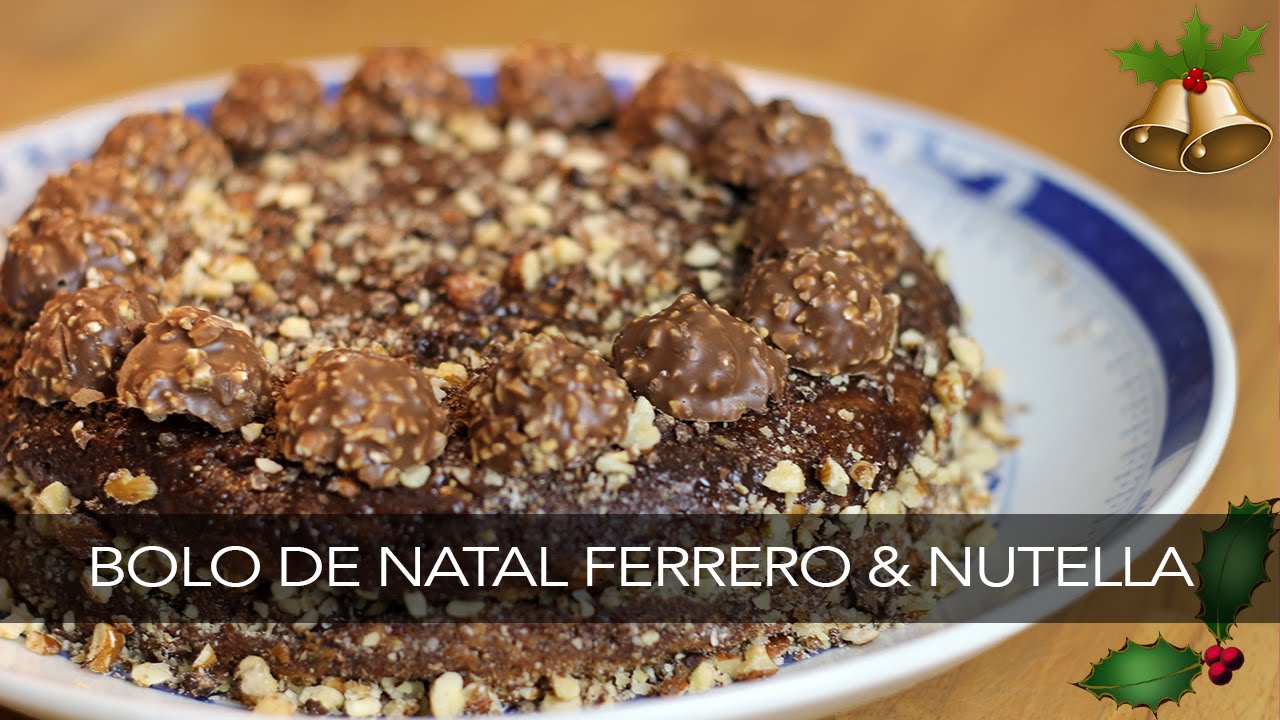 Bolo de Natal Ferrero & Nutella - Receita | A Maria Vaidosa