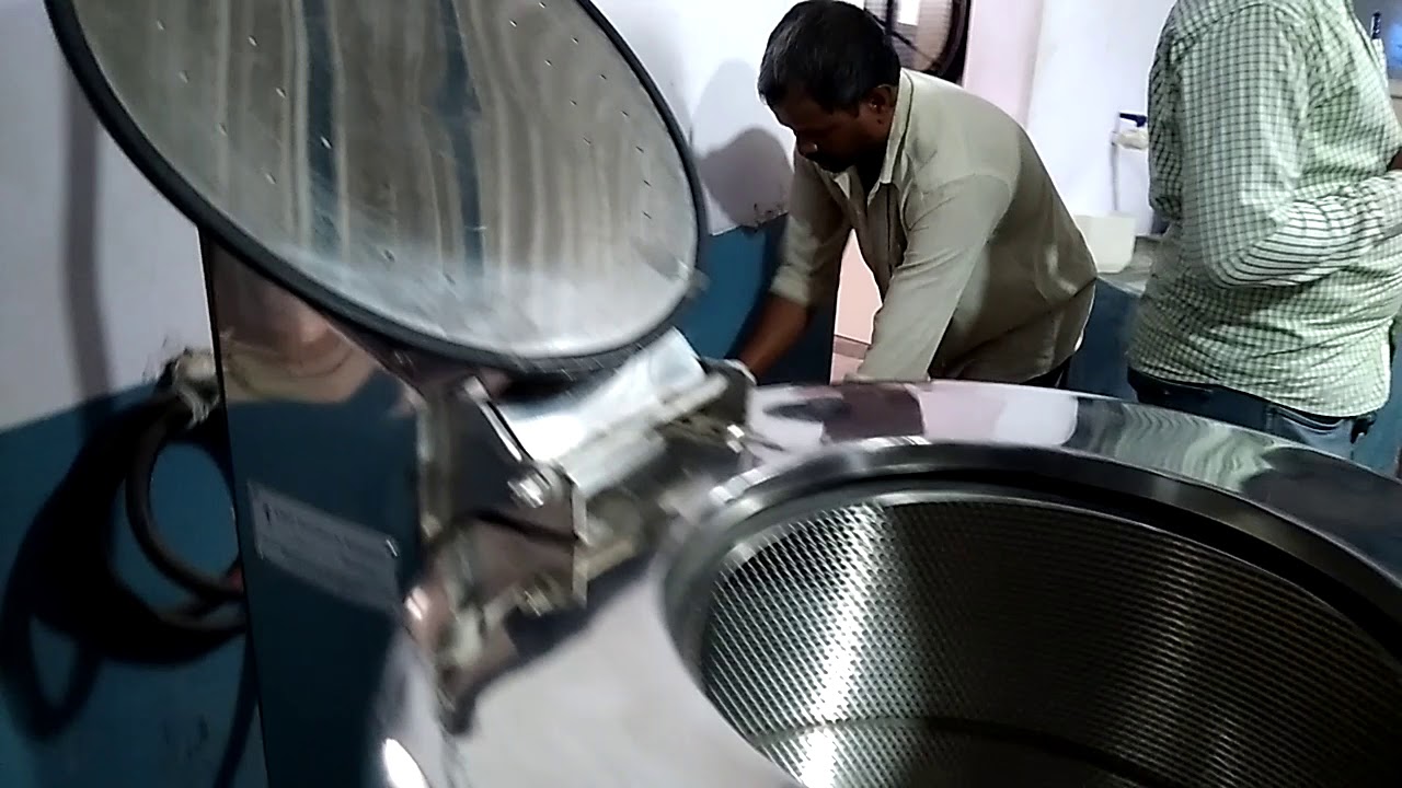 100 Kg Horizontal Washing Machine Running Video