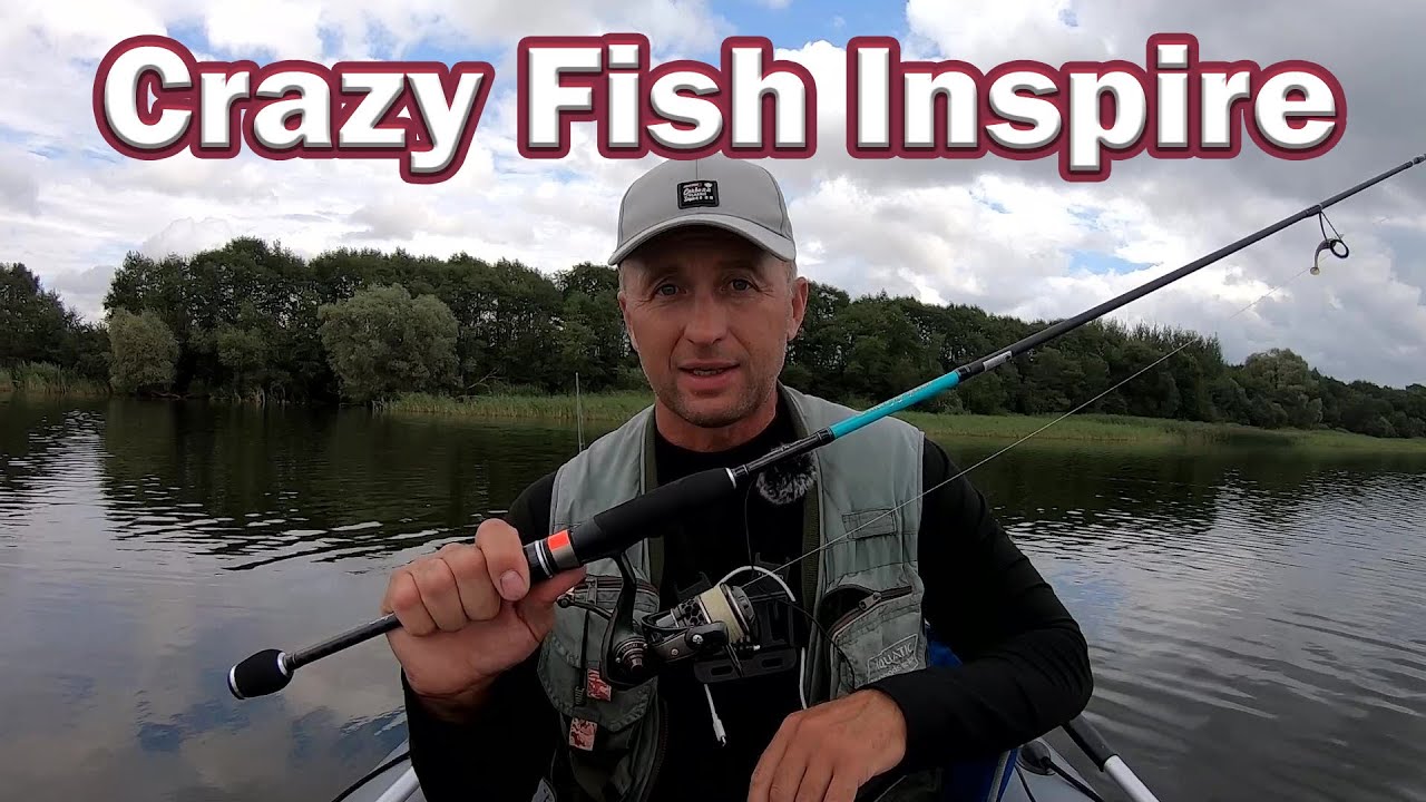 Ловля окуня на спинниг. Какой купить спиннинг на Окуня ?! Спиннинг ультралайт Crazy Fish Inspire  .