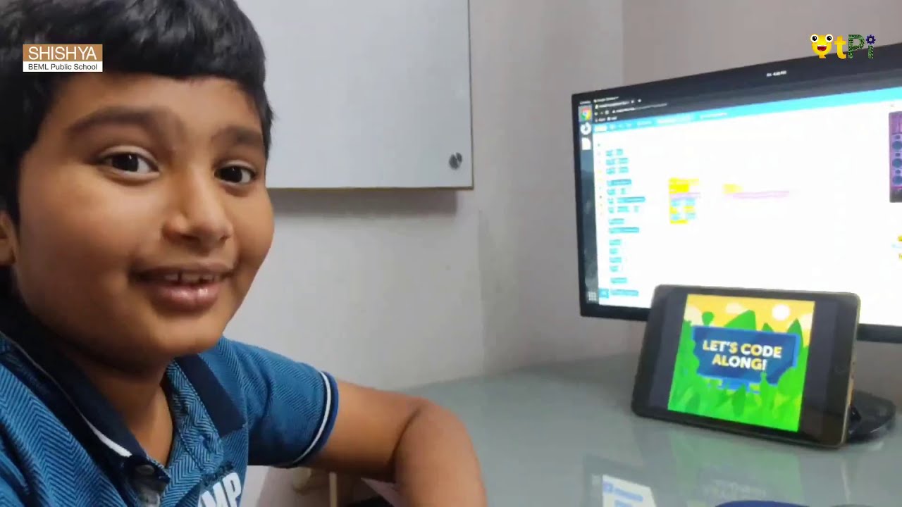 Scratch, Character Animation by Miteash Rao I Coding & Robotics with QtPi