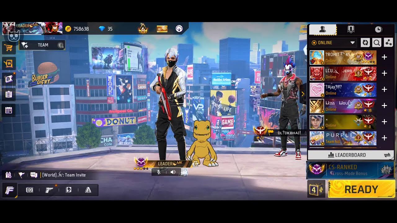 FREE FIRE MAX LIVE STREAMING REAL GAMING