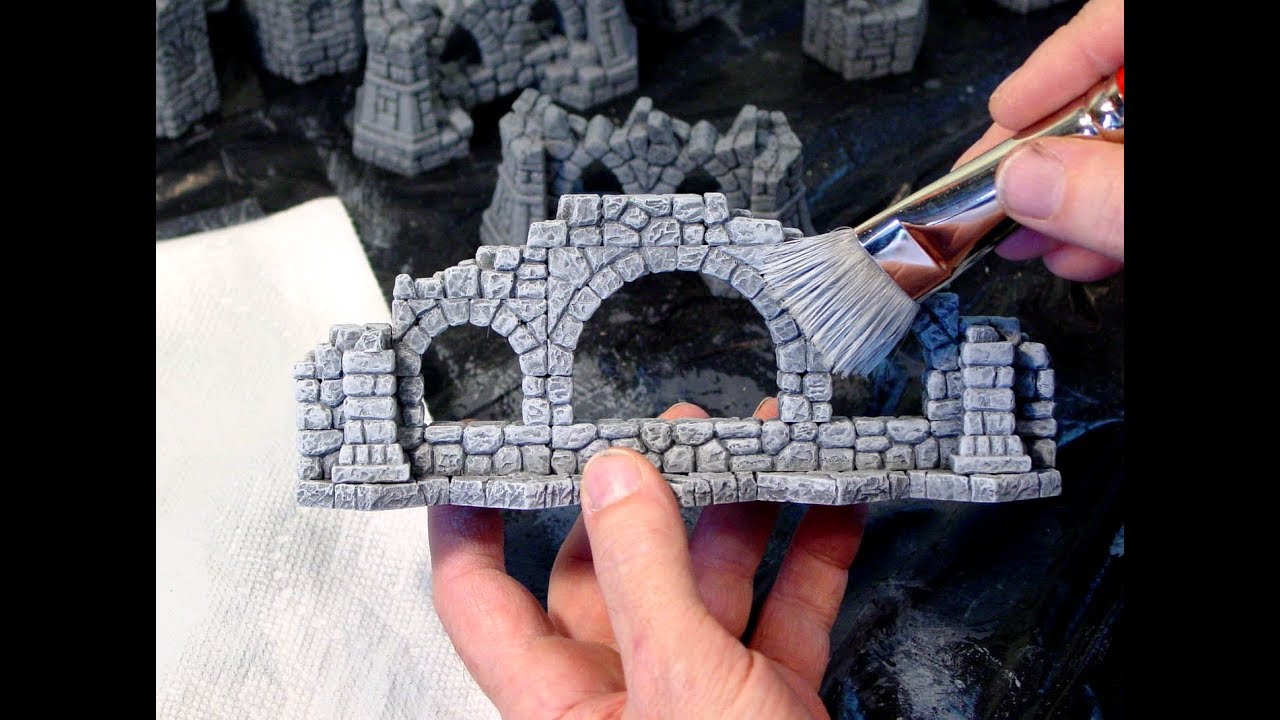 Hirst Arts Gloomhaven Wall and Floor Set Video 4: Painting the Walls