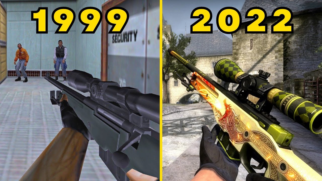 Evolution of Counter-Strike Games 1999-2022