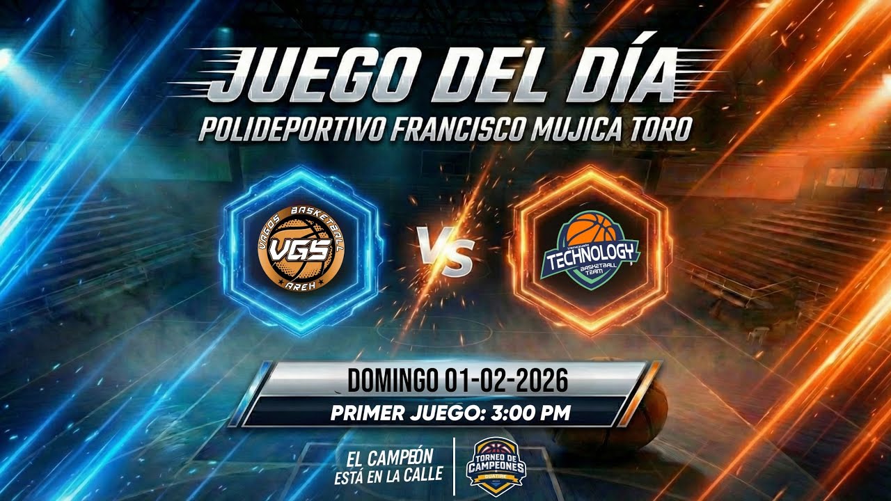 TORNEO DC MIRANDA 2026  - VAGOS VS TECHNOLOGY  - RONDA ELIMINATORIA   . 