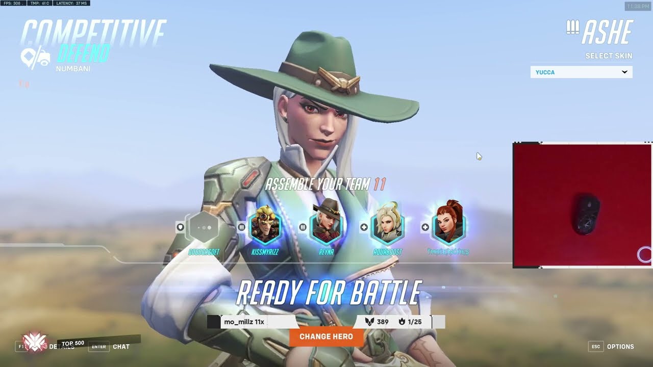22K DMG! ASHE GOD! GALE ASHE + CASSIDY OVERWATCH 2 SEASON 5 GAMEPLAY TOP 500