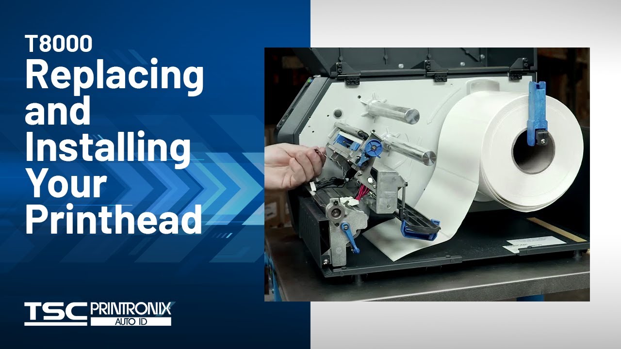Printronix Auto ID T8000 Printer: Replacing and Installing Your Printhead