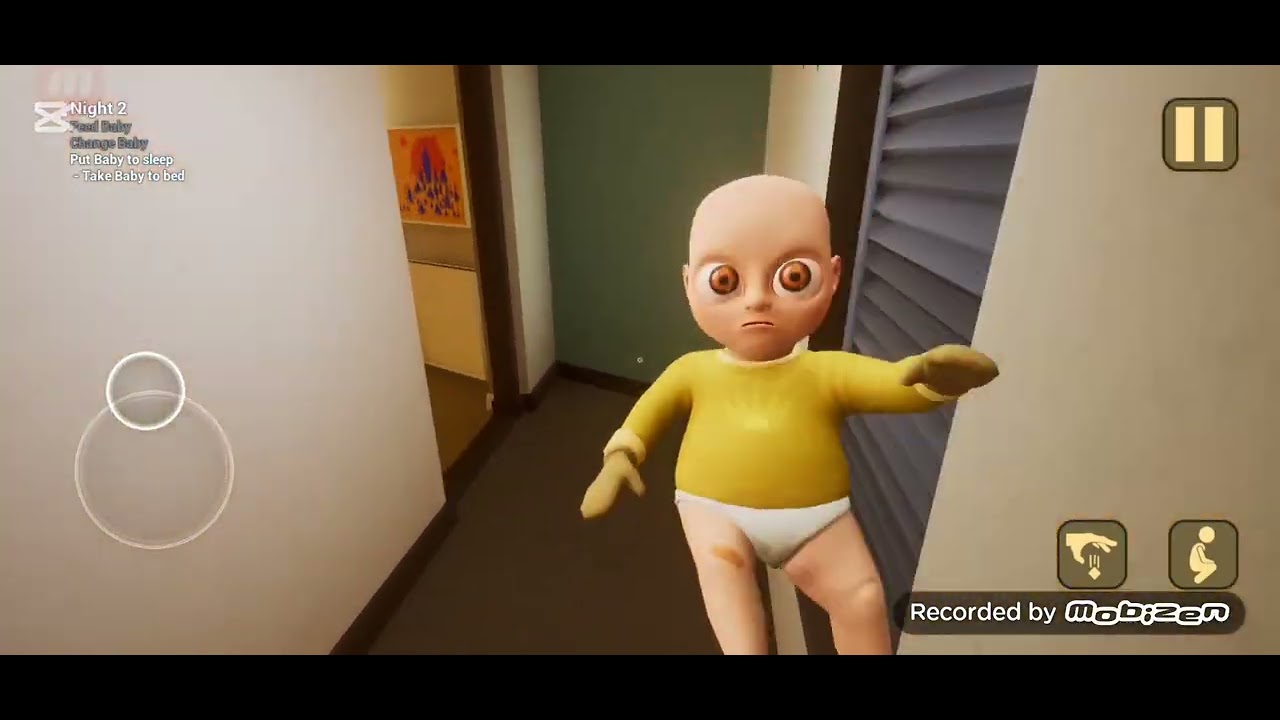 The baby in yellow