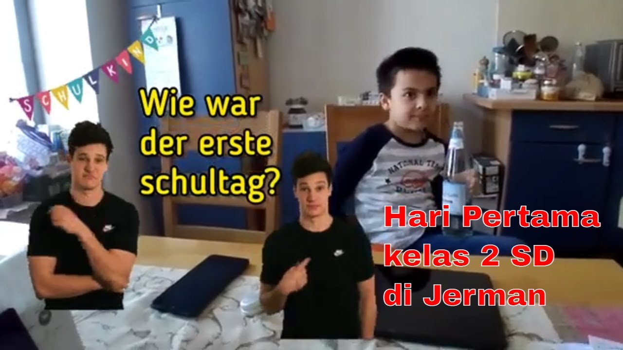 Kesan Anak Hari Pertama SD Kelas 2 Sekolah di Jerman 😎