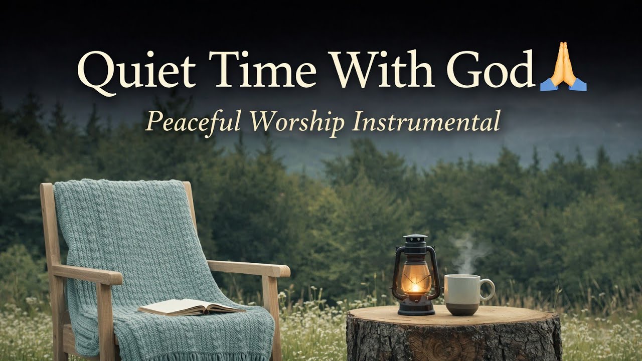 Quiet Time With God 🙏 | Peaceful Worship Instrumental for Prayer, Rest & Reflection