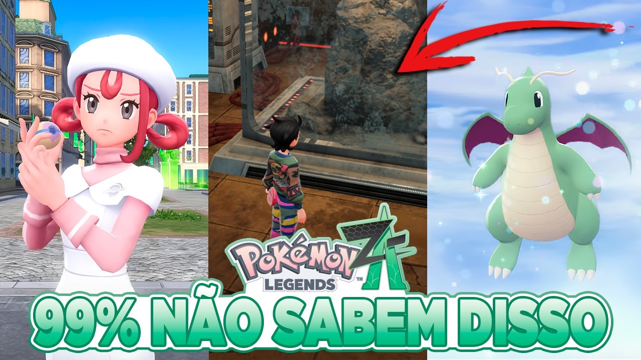 A Maioria dos Jogadores de Pokémon LEGENDS ZA Não Sabem Disso - 30 Curiosidades Pokémon LEGENDS ZA