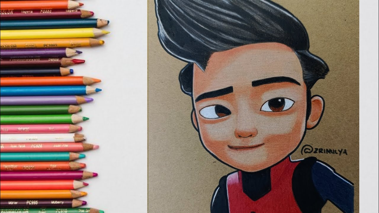 Drawing Ejen Ali - Speed Draw
