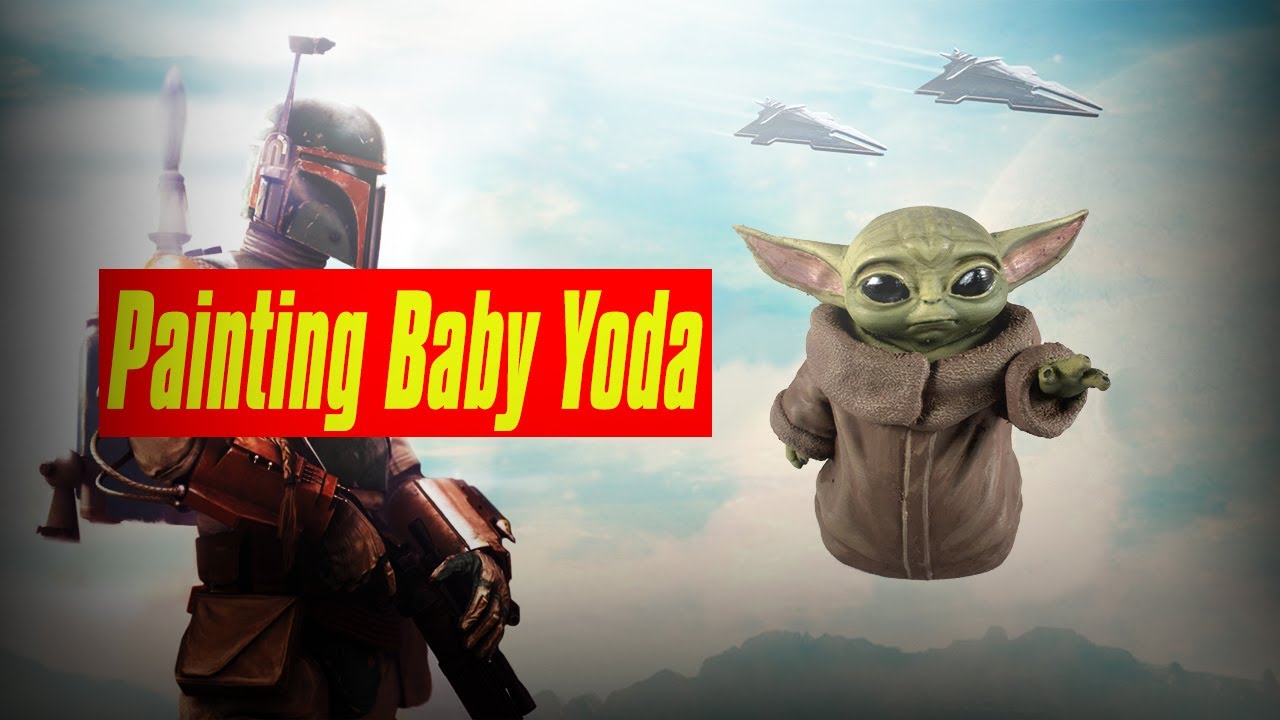The Mandalorian's Baby Yoda, 3D Print and painted!