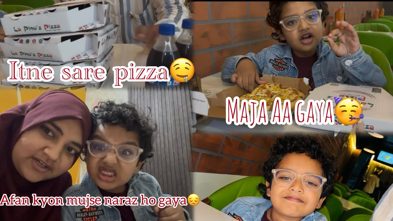 Afan kyu mujse gussa ho gaya😡hamne Etne sare pizza kyu magvaye🧐#viral 