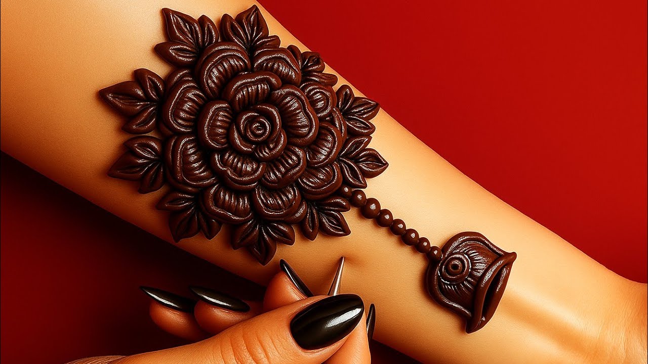gulf mehndi design simple || gulf mehndi design arabic||easy mehandi design||full hand mehndi design