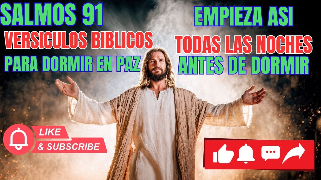 Salmos 91Escucha con calma, repite en voz alta y deja que la Palabra llene tu corazón.