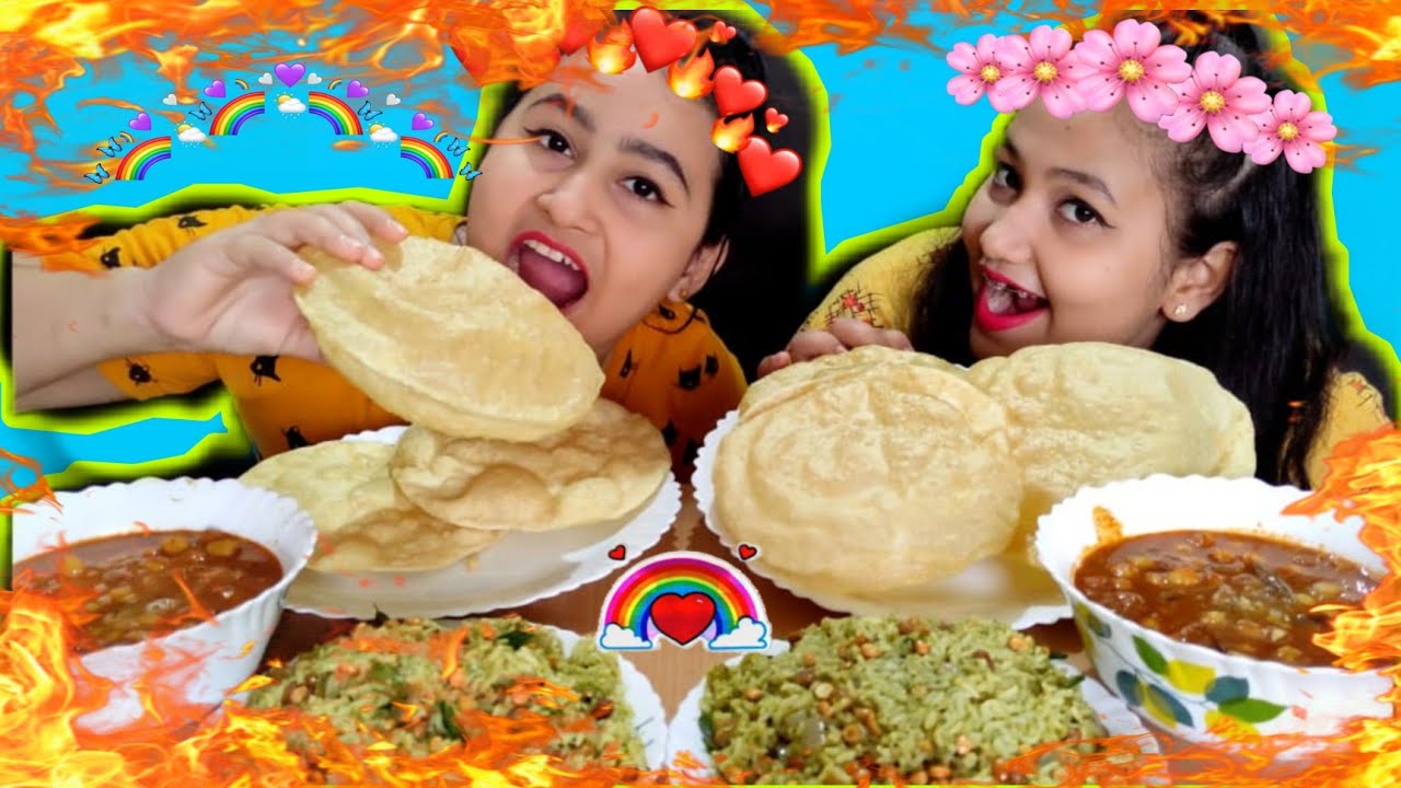 Chole, Bhature and Dhaniya chawal Eating challenge😋🤤ll Whhhaaatt the hell happened???😵😵😵