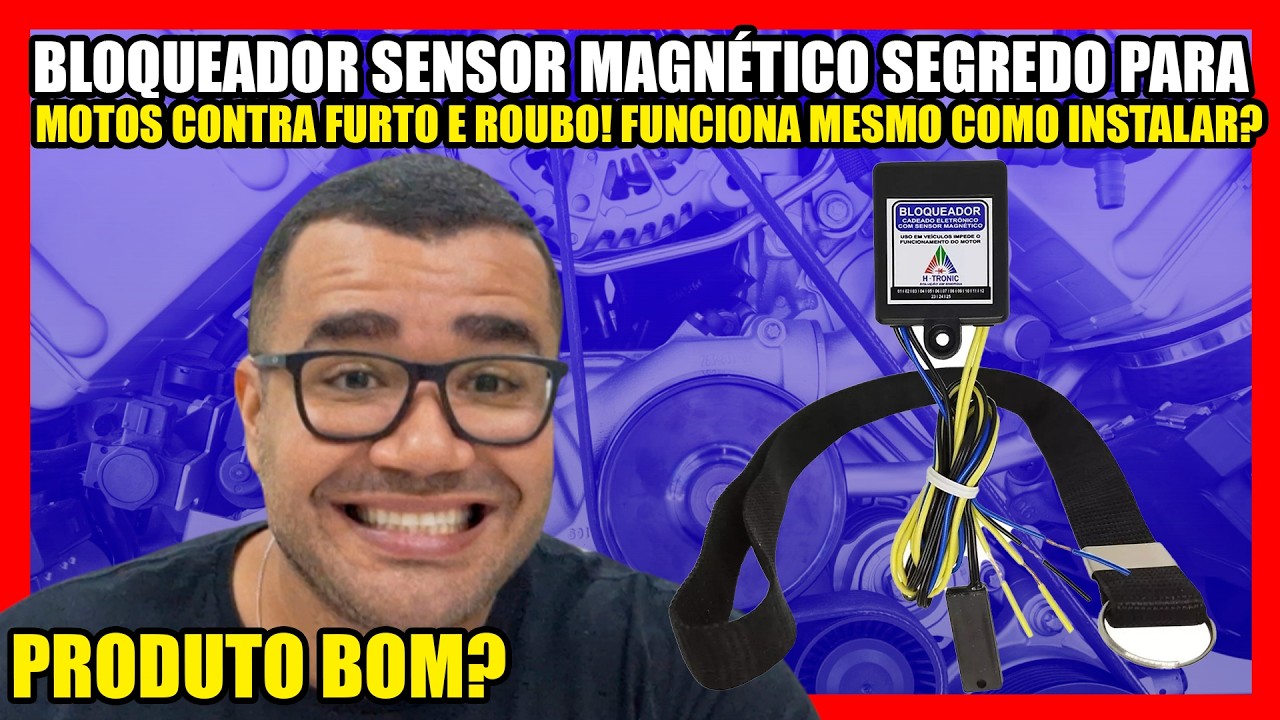 BLOQUEADOR SENSOR MAGNÉTICO SEGREDO PARA MOTOS CONTRA FURTO E ROUBO! FUNCIONA MESMO COMO INSTALAR?
