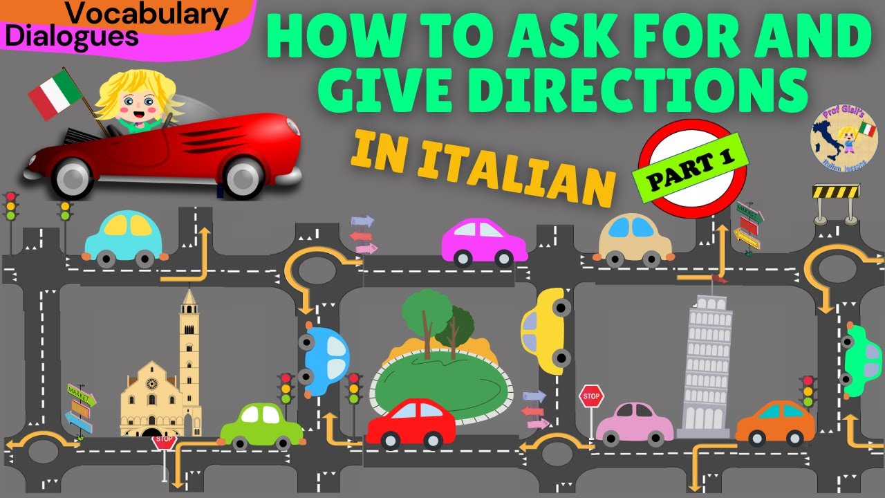 How to ask for and give directions in Italian – PART 1