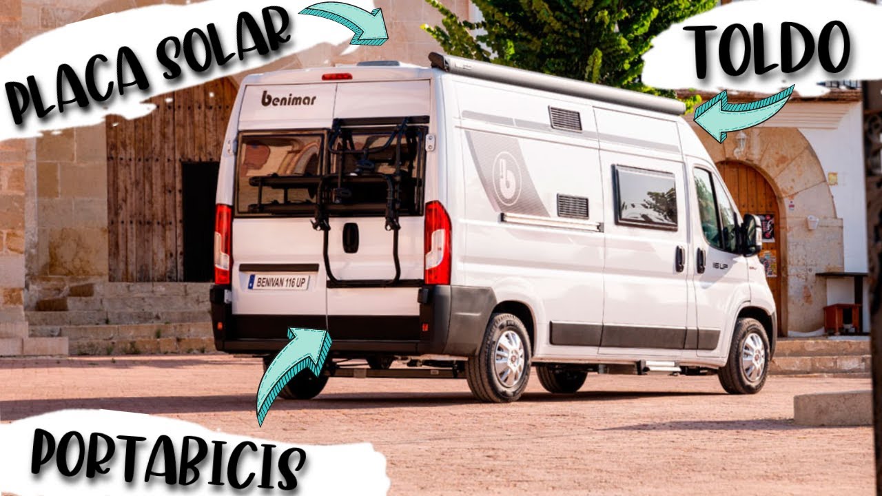 VAN TOUR en Español 🚐 Furgoneta CAMPER de 6 METROS con BAÑO COMPLETO, COCINA y MAS ✅ BENIVAN 116 UP