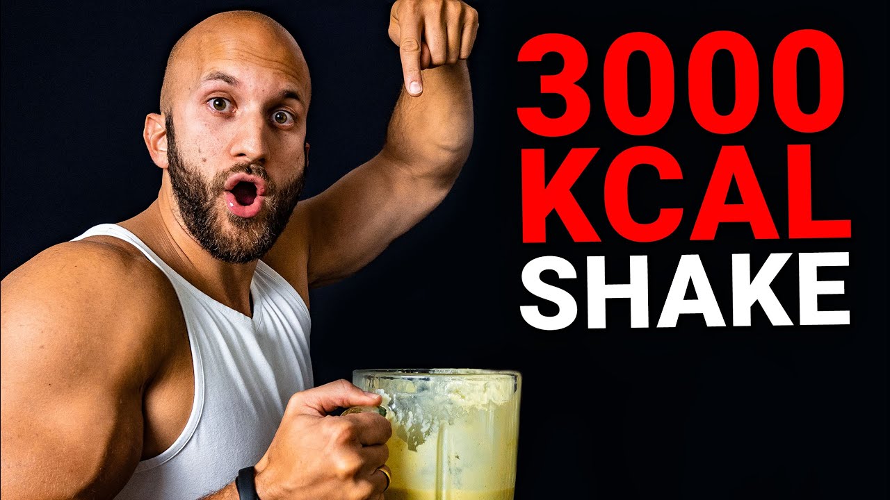 Der 3000 Kalorien Masseshake für mehr Muskeln!