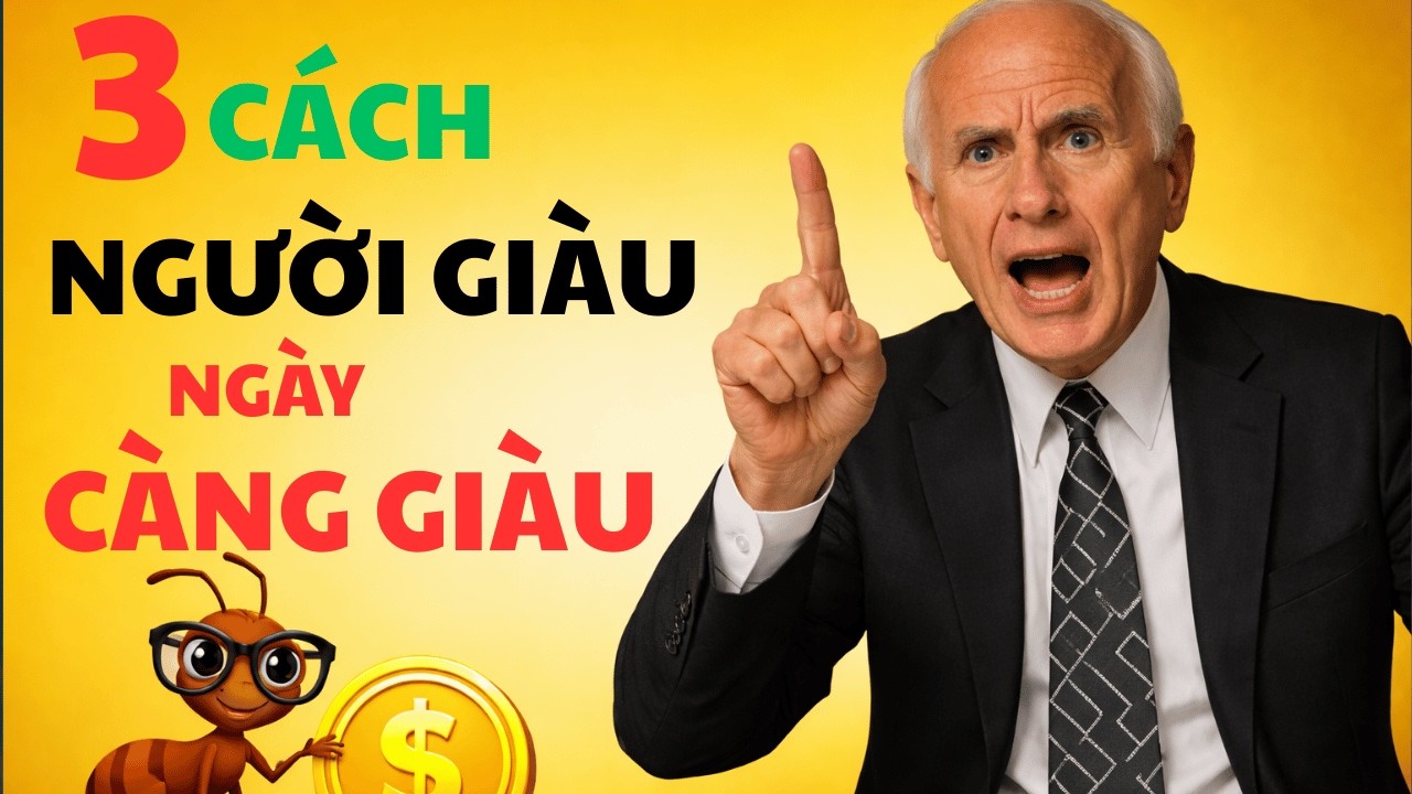 3 Cách Người Giàu Gia Tăng Tiền Bạc 90% Người Nghèo Không Biết Bảo Sao Mãi Nghèo| Kiến Thức Tiền Tệ