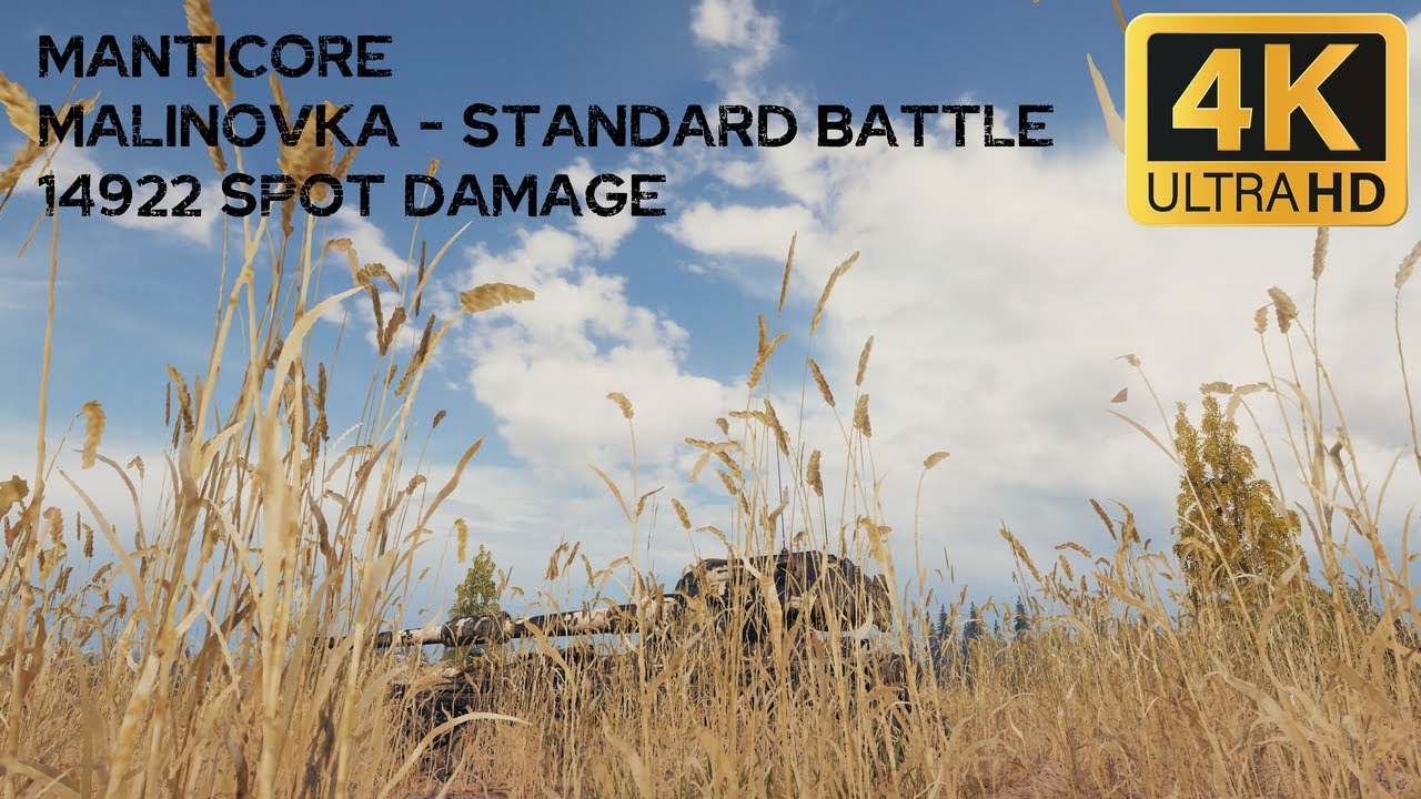 Manticore 14,9k spot damage 1 frags on Malinovka - World of Tanks