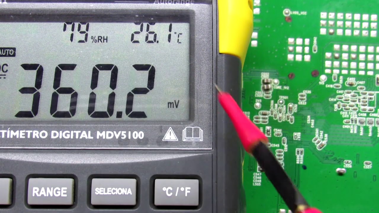 TV de LED SEMP acende o led vermelho mais não liga - Parte 2 