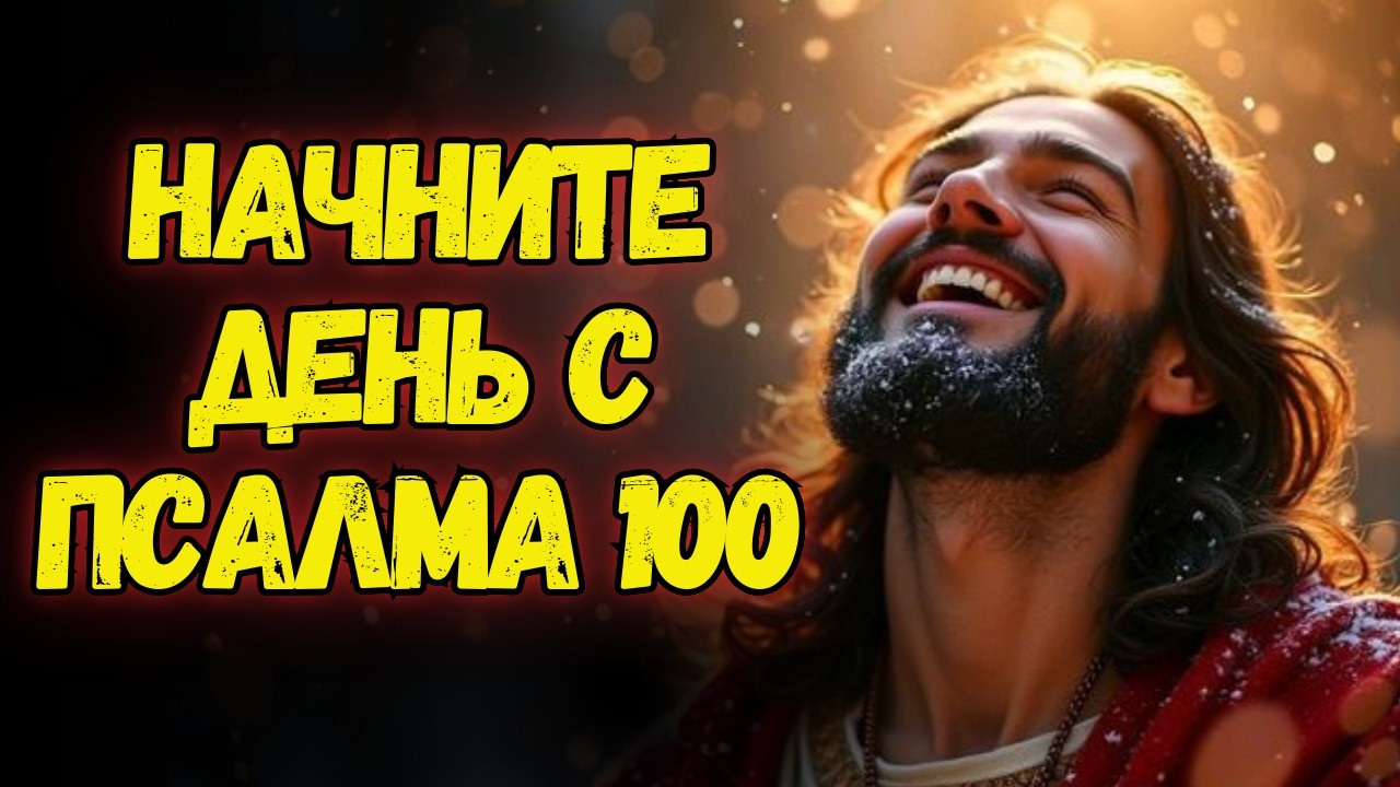 ✝️Утренняя молитва: Псалом 100, хвала и благодарность Господу. 🙏