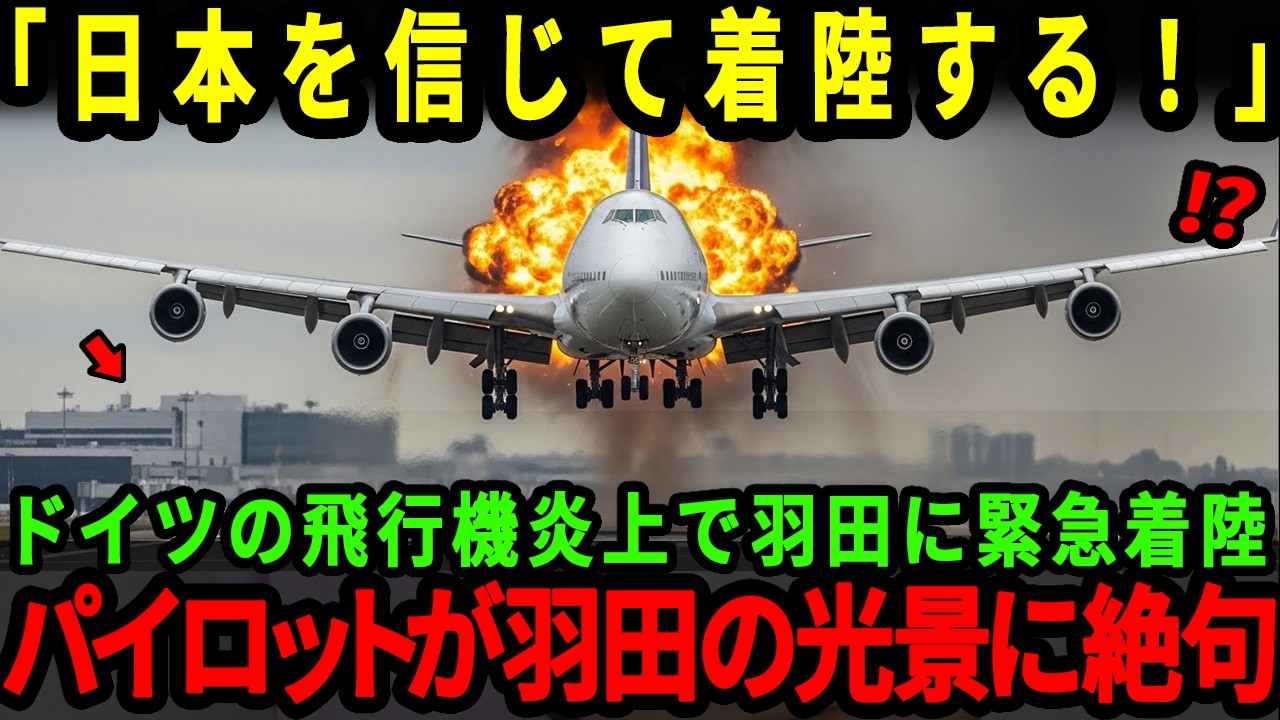 【海外の反応】「日本の空港に任せられない！」ドイツ人機長が緊急事態で羽田空港の管制官に導かれた時、コックピットで起きた変化に世界が驚愕